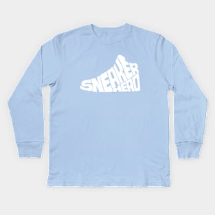 Sneakerhead white Kids Long Sleeve T-Shirt